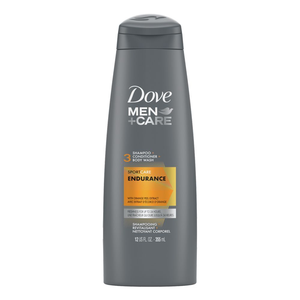 Dove Men+Care Sport Care Endurance 3in1 Shampoo+Conditioner+Body Wash, 355ml