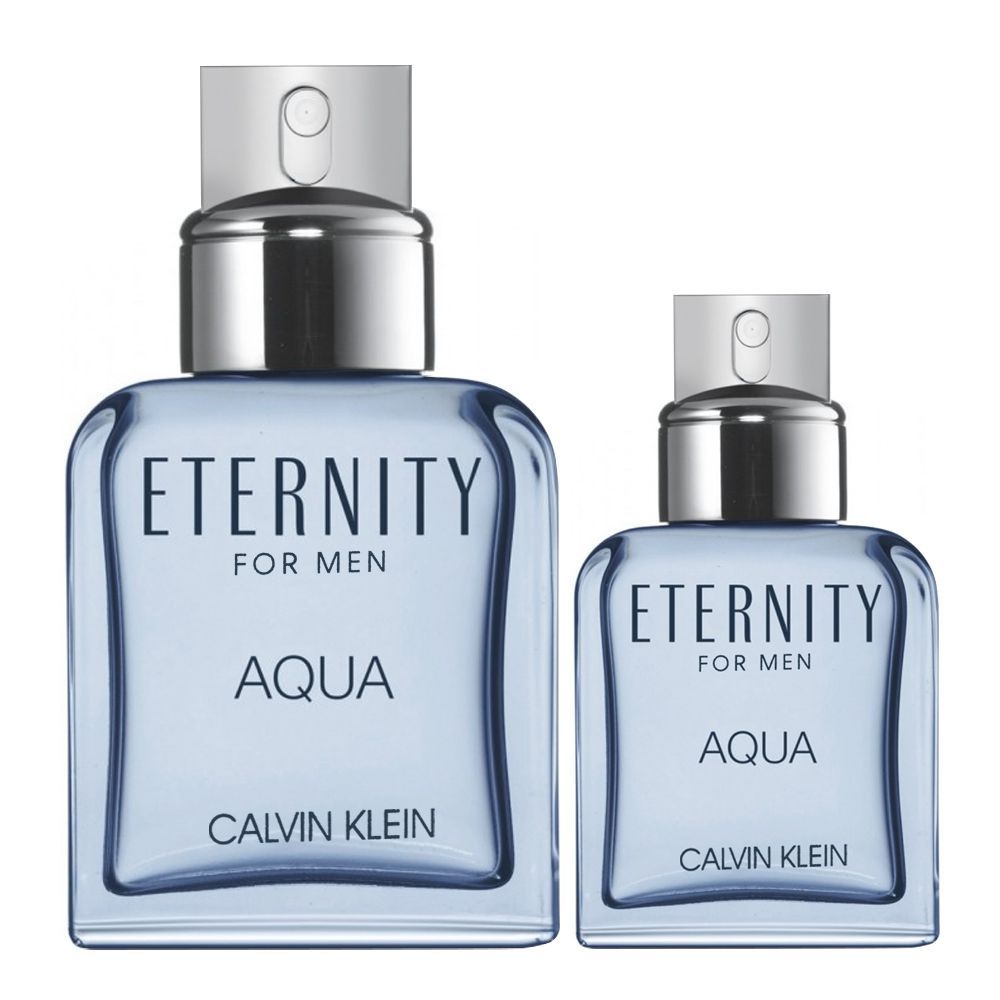 Calvin Klein Eternity Aqua Gift Set For Men, Eau De Toilette 100ml + Eau De Toilette 30ml