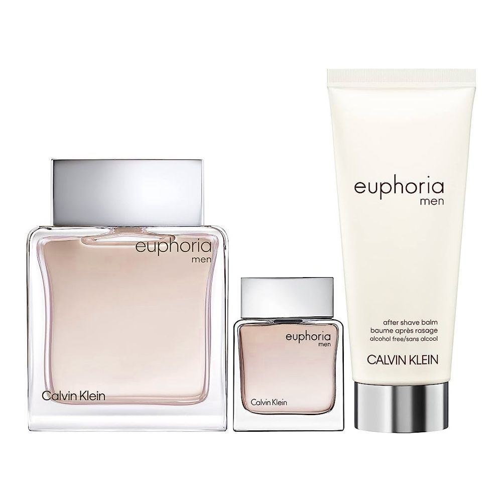 Euphoria For Men Set, Eau De Toilette 100ml+ Eau De Toilette 15ml+ After Shave 100ml