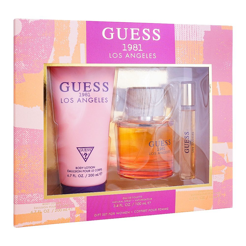 Buy Guess 1981 Los Angeles Set T Set For Women Eau De Toilette 100ml Body Lotion 200ml 0047