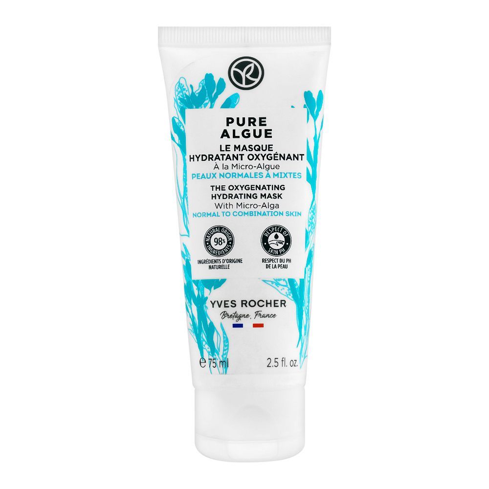 Yves Rocher Pure Algue Oxygenating Hydrating Mask, 75ml