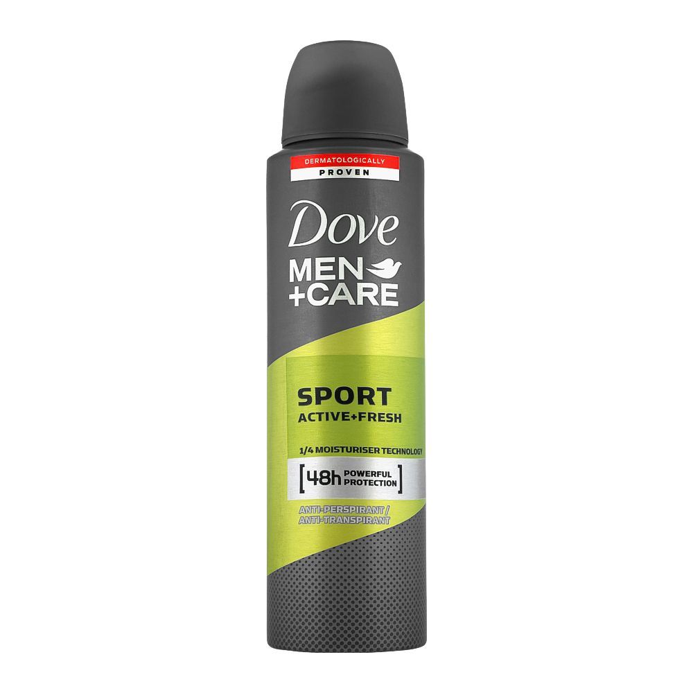 Dove Men + Care Sport Active + Fresh Anti-Prespirant Deodorant Spray, 150ml