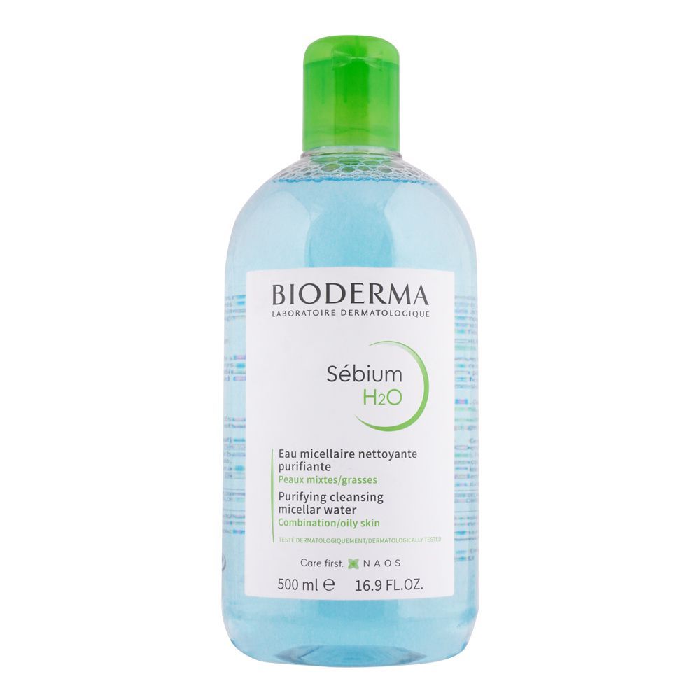 Bioderma Sebium H2O Purifying Cleansing Micellar Solution, 500ml