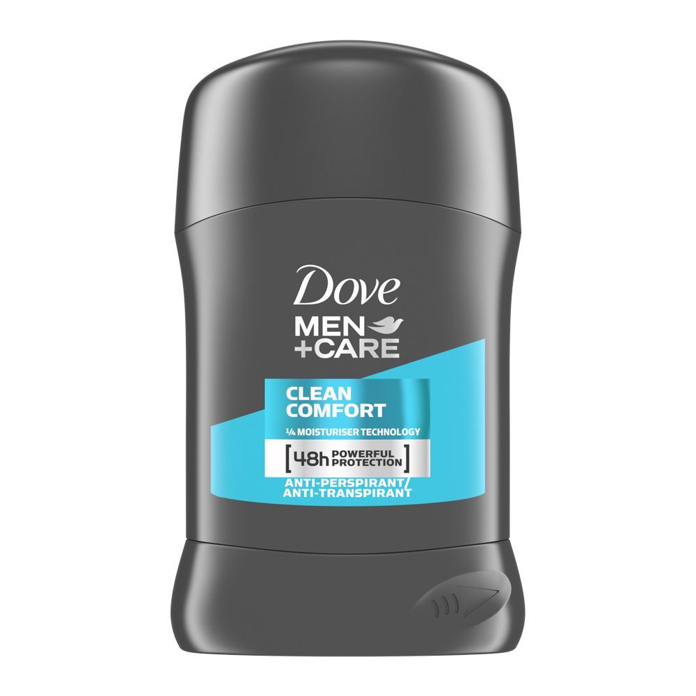 Dove Men + Care Clean Comfort Antiperspirant Deodorant Stick, 40ml