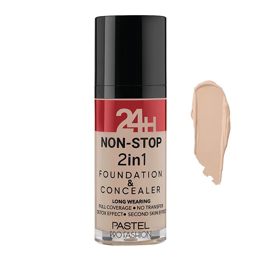Pastel 24H Non-Stop Foundation & Concealer, 602