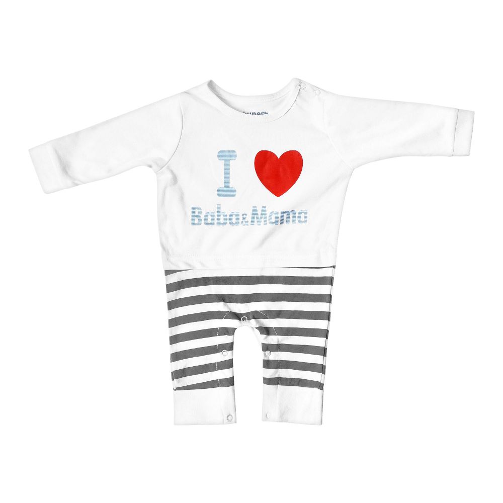Baby Nest Jumpsuit I Love Baba And Mama, BNBJS-05 