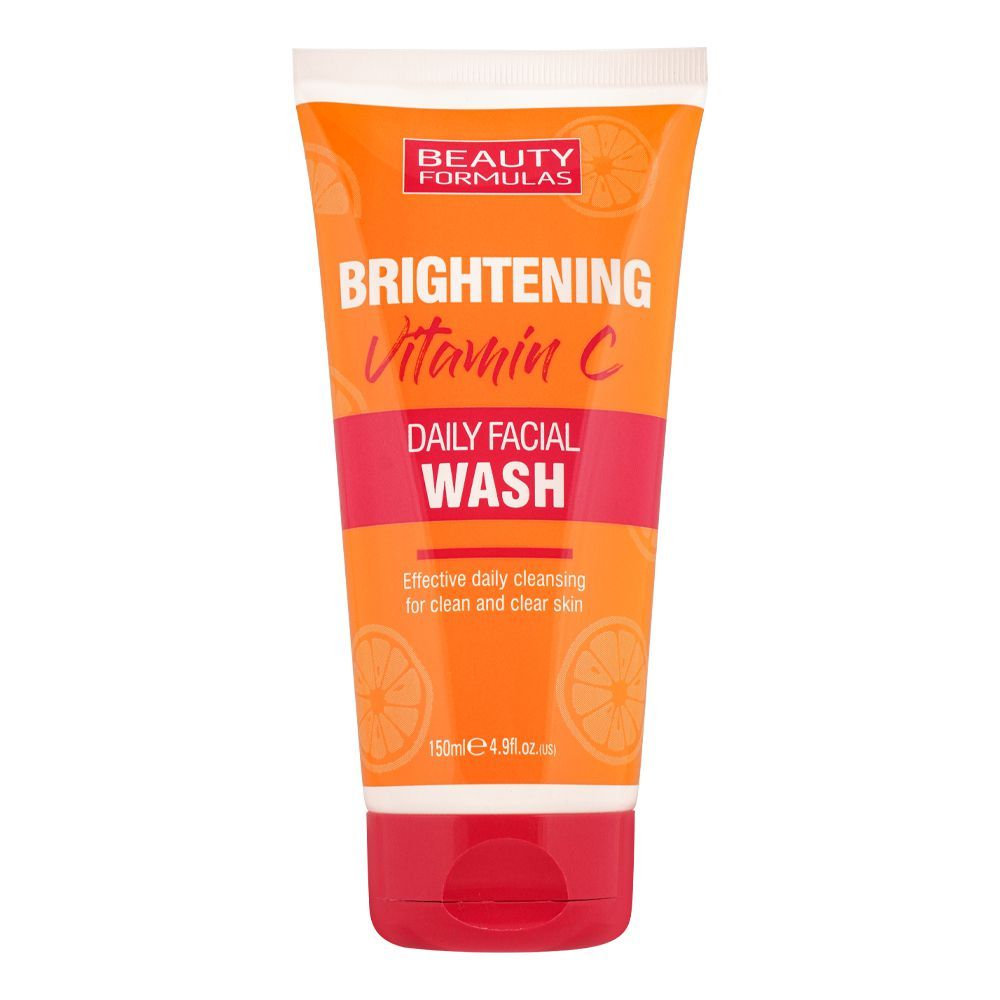 Beauty Formulas Brightening Vitamin C Daily Facial Wash, 150ml