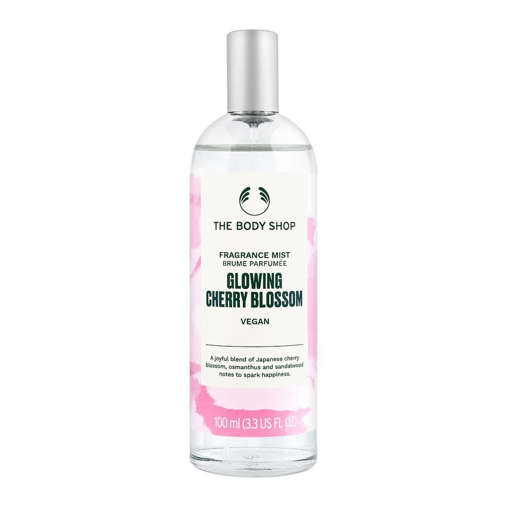 The Body Shop Glowing Cherry Blossom Vegan Fragrance Mist, 100ml