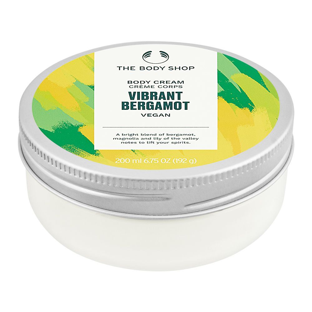 The Body Shop Vibrant Bergamot Vegan The Body Cream, 200ml