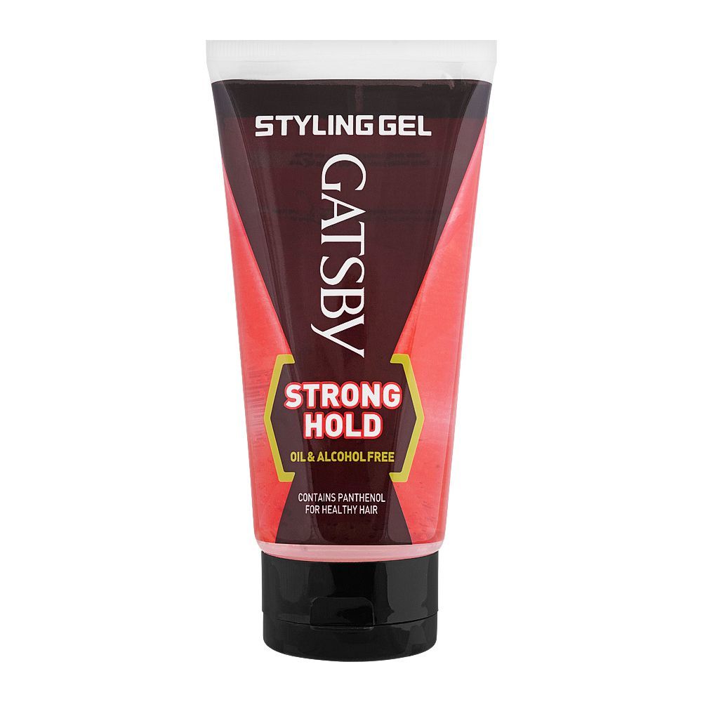 Gatsby Strong Hold Hair Styling Gel, Oil & Alcohol Free, 150ml