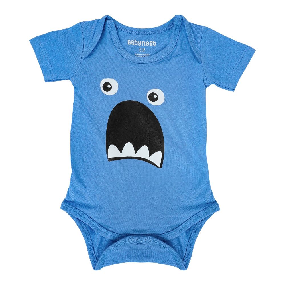 Baby Nest New Shark Romper For Kids, Blue, RBT-154 