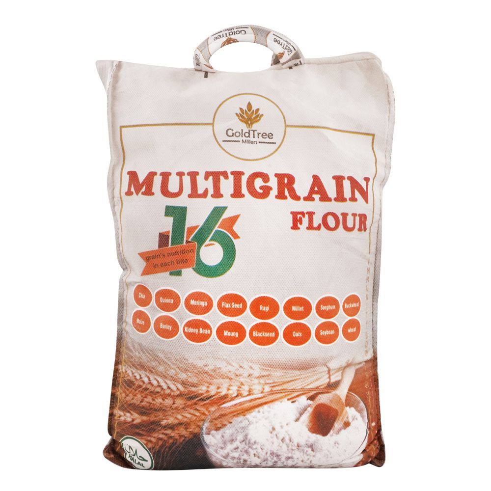 Gold Tree Millers Multigrain Flour With 16 Grains, 5kg