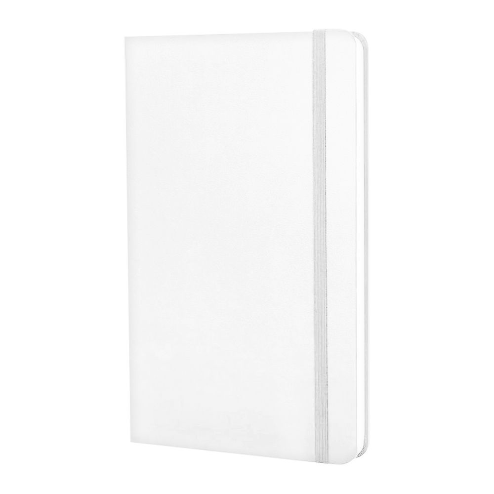 Moleskine: Notebook Large Ice White Leather