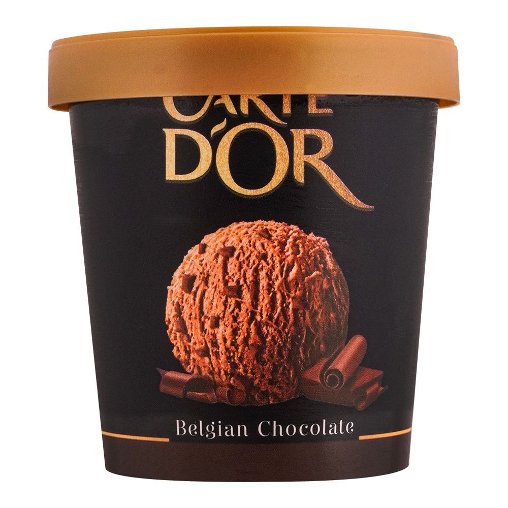 Carte D'Or Belgian Chocolate Ice Cream, 450ml