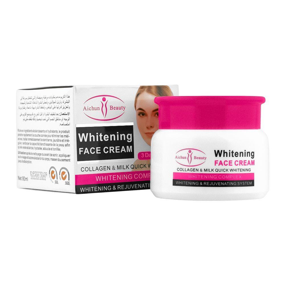 Aichun Beauty Whitening Face Cream, AC31873, 80ml