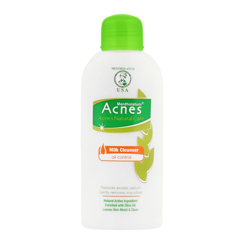 Mentholatum Acnes Natural Care Oil Control Milk Cleanser, 110ml