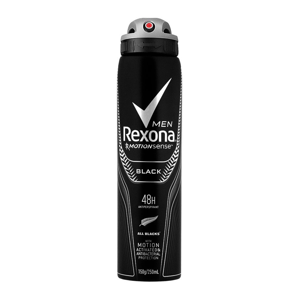 Rexona Men Motion Sense Black 48hrs Antiperspirant Body Spray, 250ml