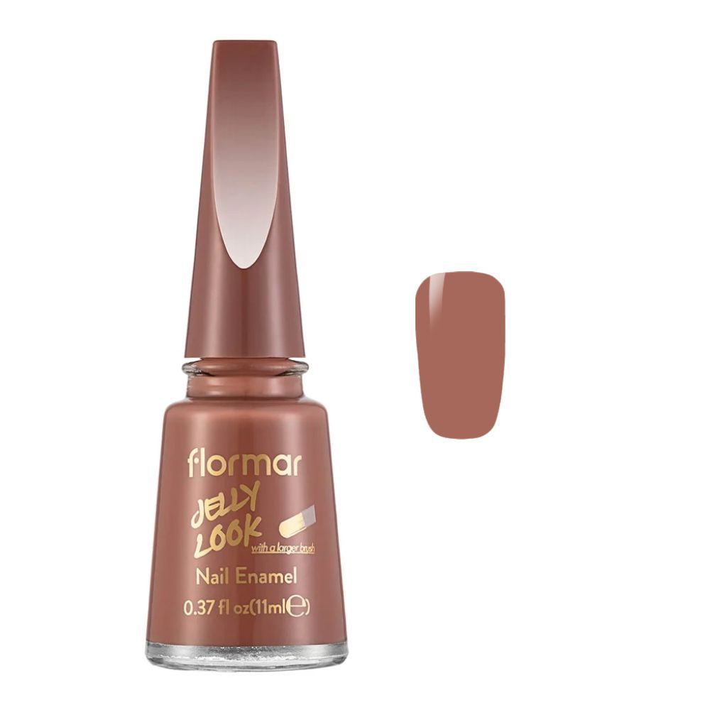 Flormar Jelly Look Nail Enamel, JL54, Terracotta, 11ml