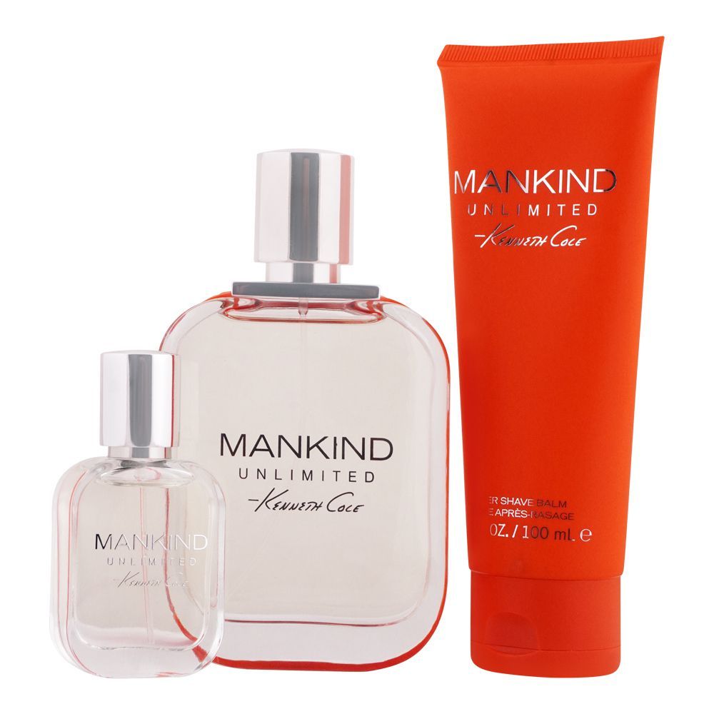 Kenneth Cole Mankind Unlimited Set Eau De Toilette 100ml+ Eau De Toilette 15ml+ After Shave, 100ml