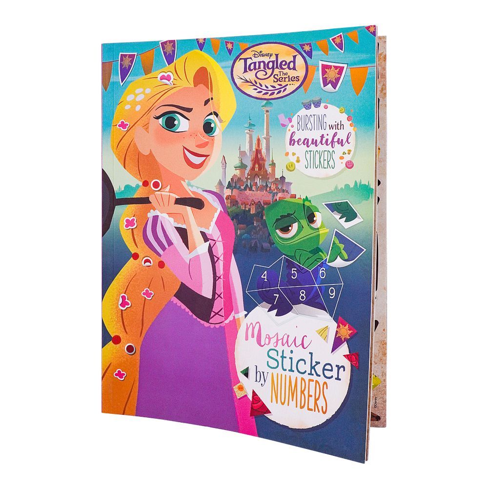 Disney Tangled The Series Mosaic Sticker By Numbers, Book