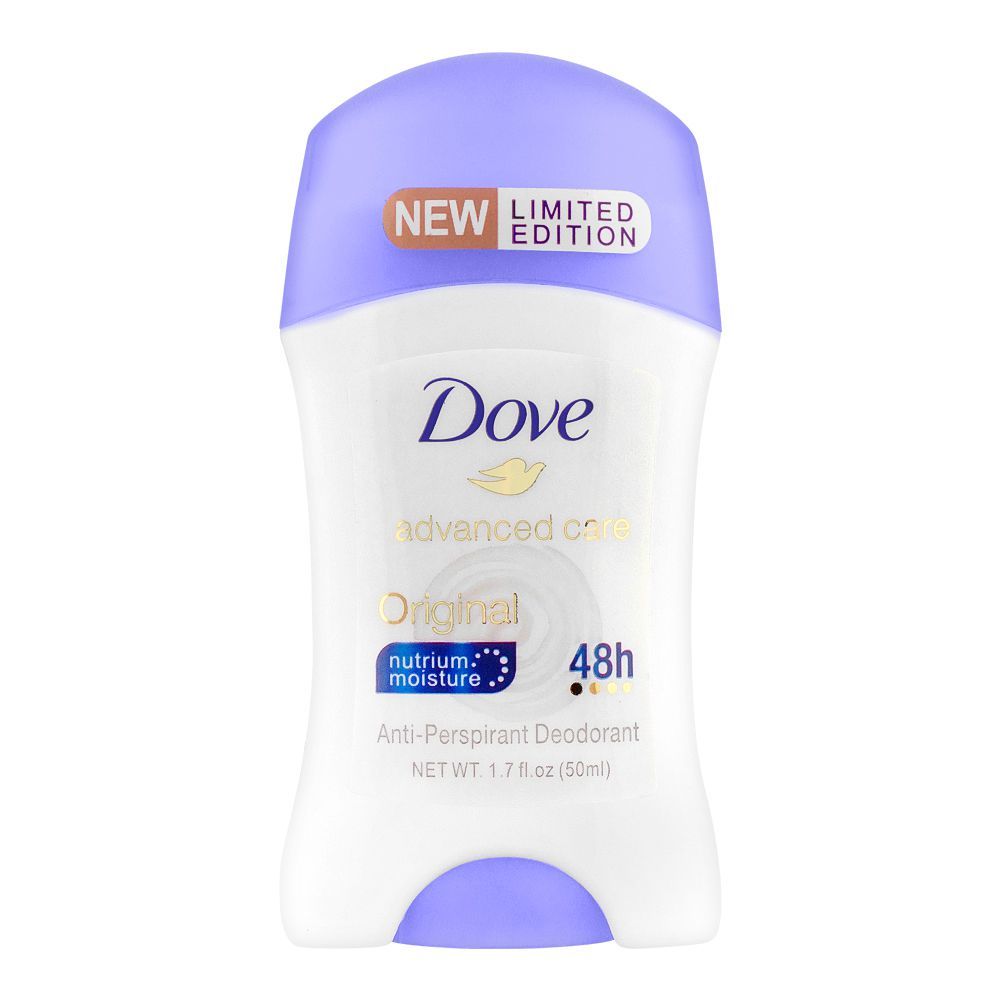 Dove Advanced Care Original 48H Deodorant Stick, 50ml