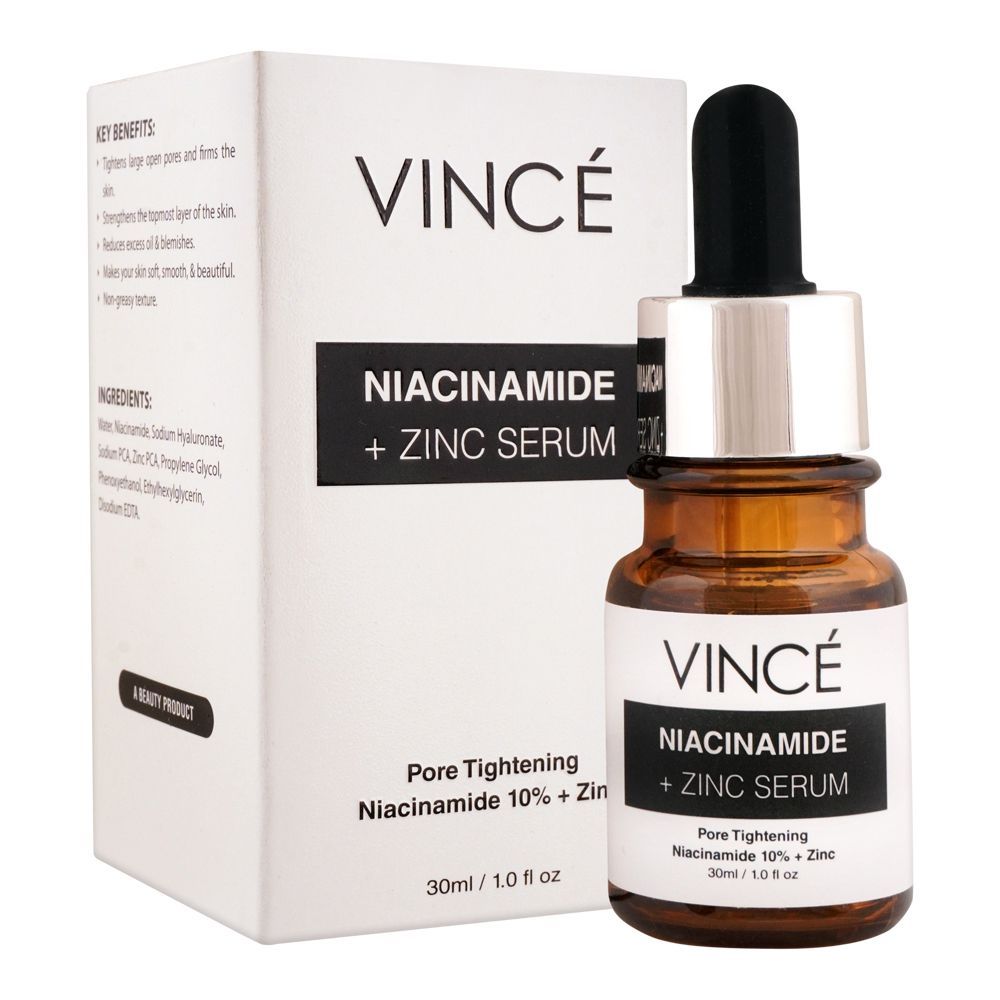 Vince Pore Tightening Niacin amide + Zinc Serum, 30ml