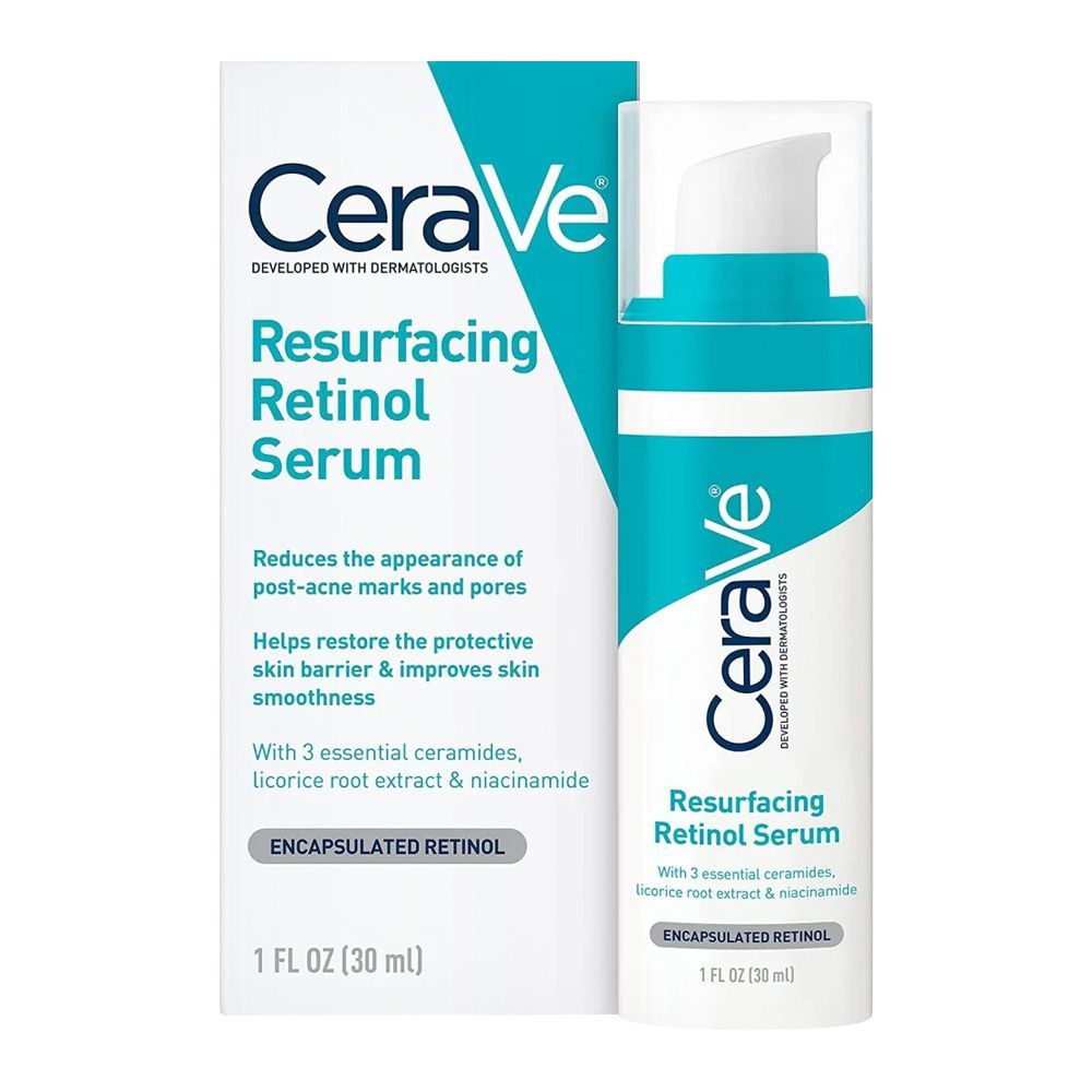 CeraVe Resurfacing Retinol Serum, For Post-Acne Skin, 30ml