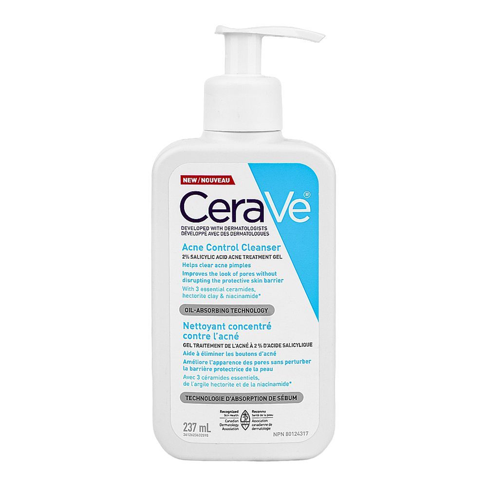 CeraVe Acne Control Cleanser With 2% Salicylic Acid, 237ml