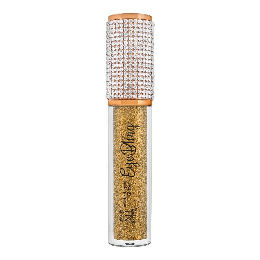 NH Bling Eye Bling Matte Liquid Glitter, Chrome Gold