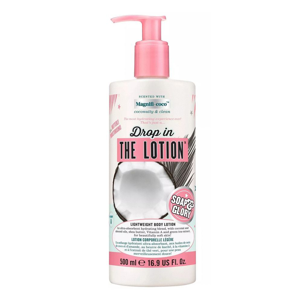 Soap & Glory Drop In The Lotion Lightweight Body Lotion, Cocunutty & Clean, 500ml
