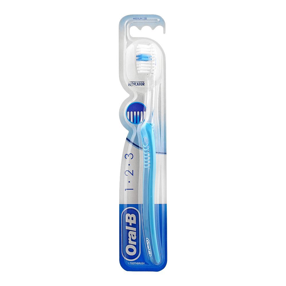 Order Oral B 123 Indicator Toothbrush 35 Medium Online At Special Price In Pakistan Naheed Pk