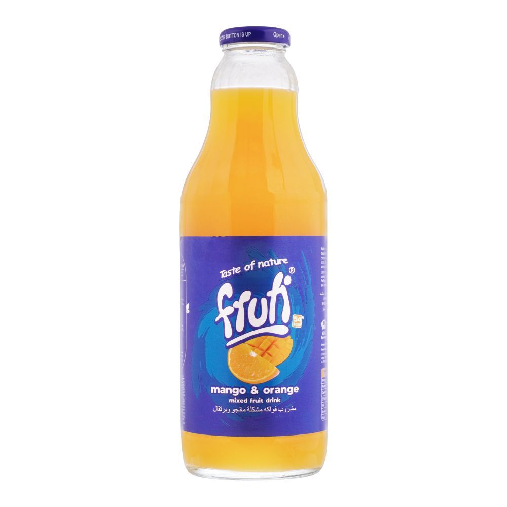 Fruti Taste Of Nature, Mango & Orange Mixed Fruit Drink Bottle, 1000ml
