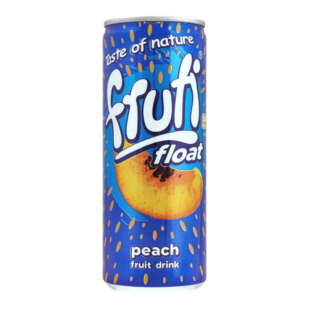 Fruti Float Taste Of Nature, Peach Fruit Drink Can, 240ml