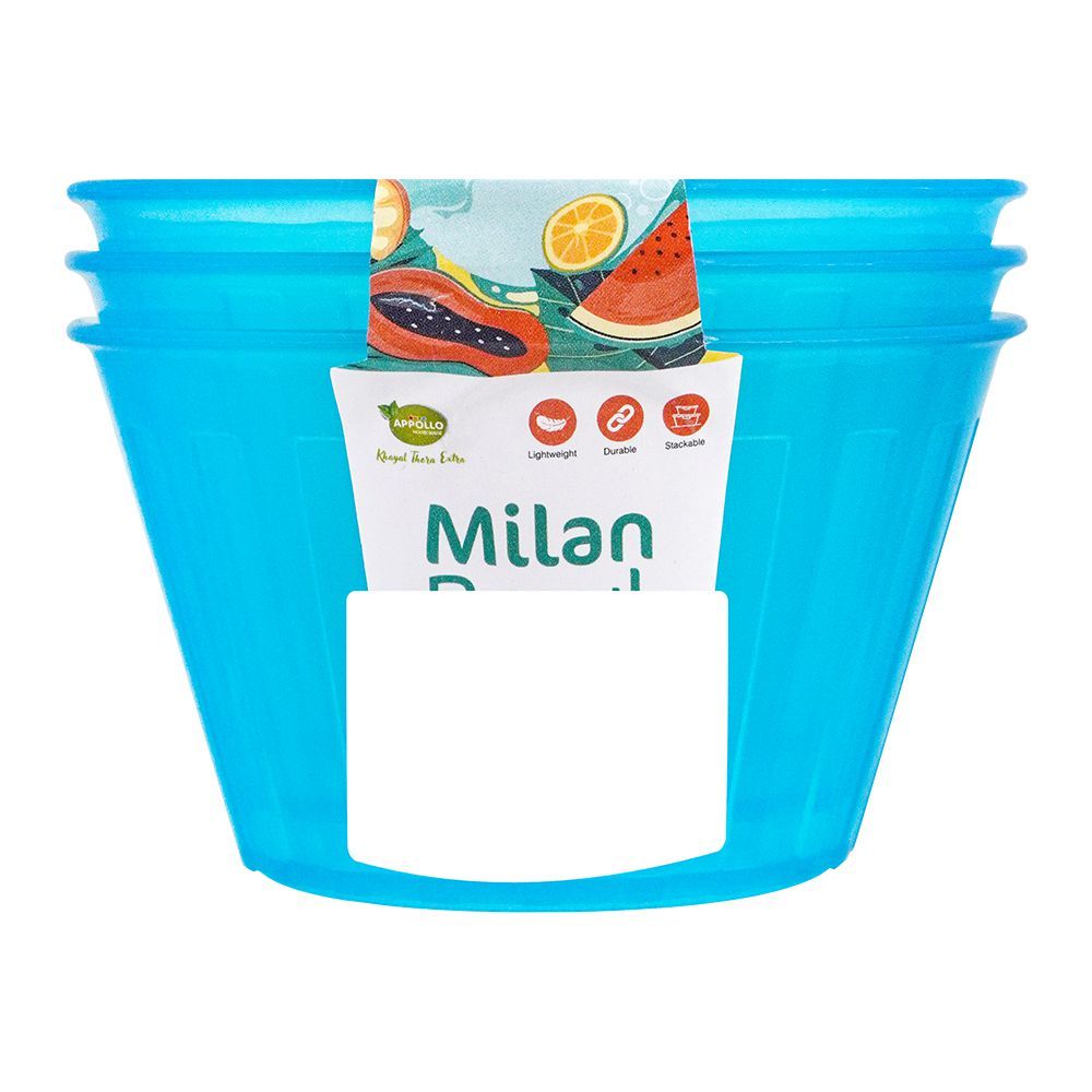 Appollo Milan Bowl, 3-Pack Set, Turkish, 250ml