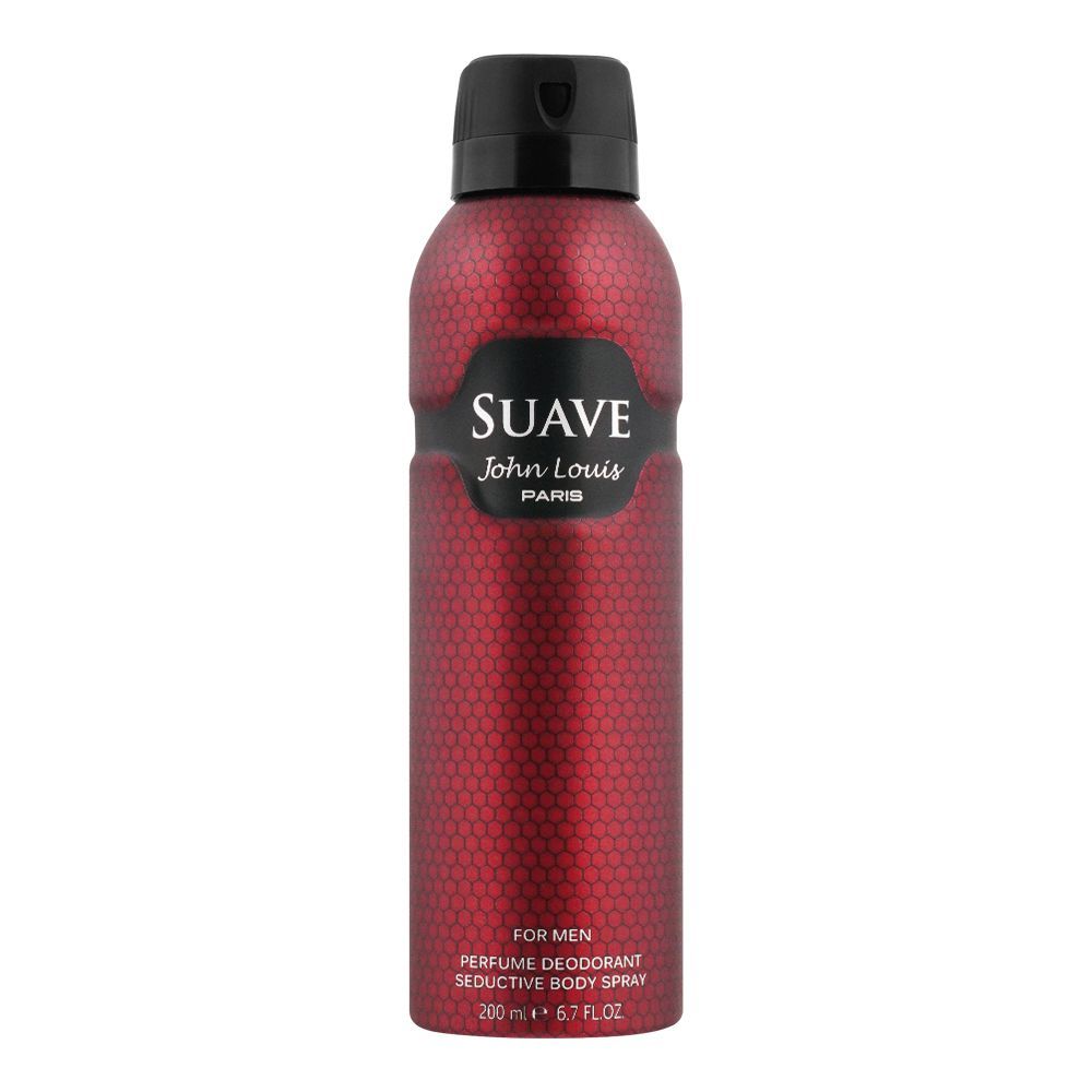 John Louis Paris Suave For Men Perfumed Deodorant Seductive Body Spray, 200ml