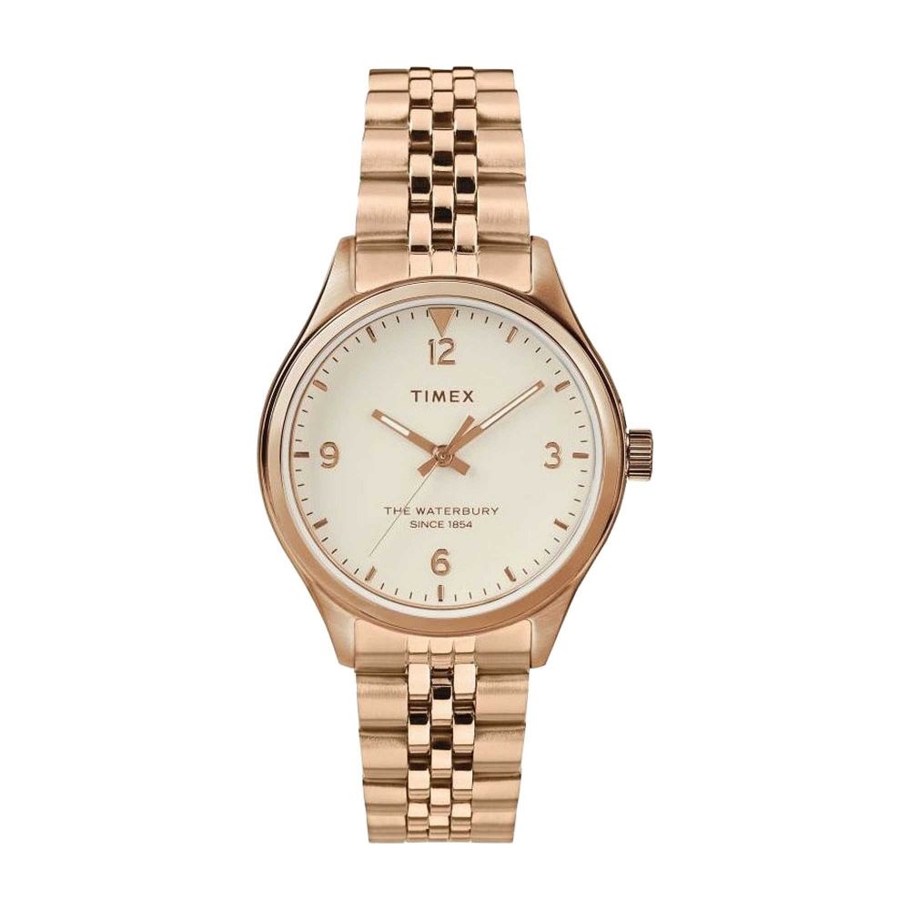 Timex Women's Rust Gold Round Dial & Bracelet Analog Watch, TW2T36500