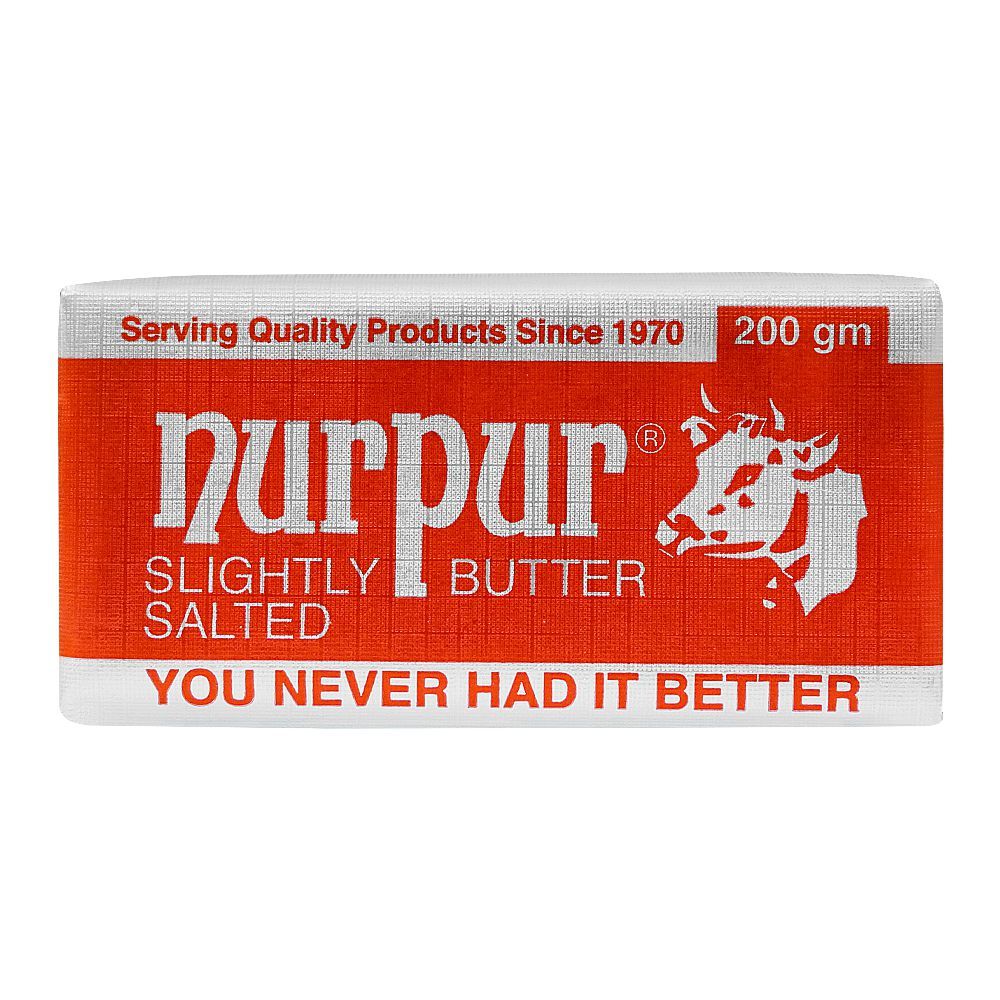 Nurpur Slightly Salted Butter, 200g