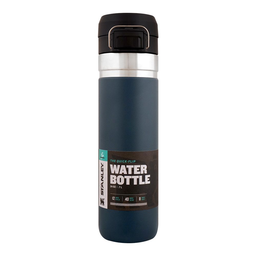 Stanley Go Series Quick-Flip Water Bottle 0.7 Litre, Abyss, 10-09149-094