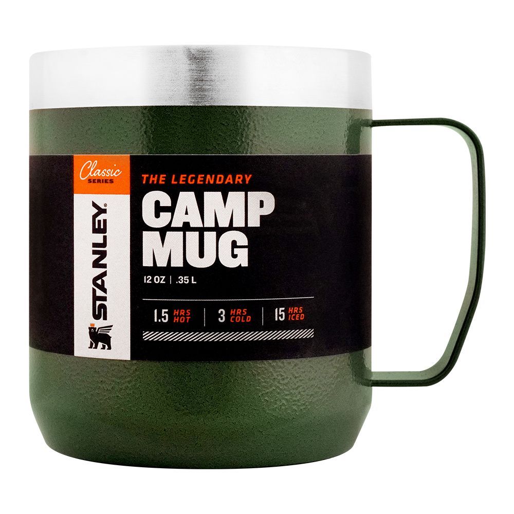 Stanley Classic Series Legendary Camp Mug 0.35 Litre, Hammertone Green, 10-09366-005