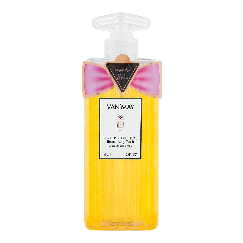 Van'May Royal Perfume Petal Sweet And Comfortable Body Wash, 800ml