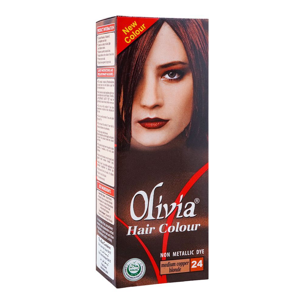 Olivia Hair Colour, 24 Medium Copper Blonde