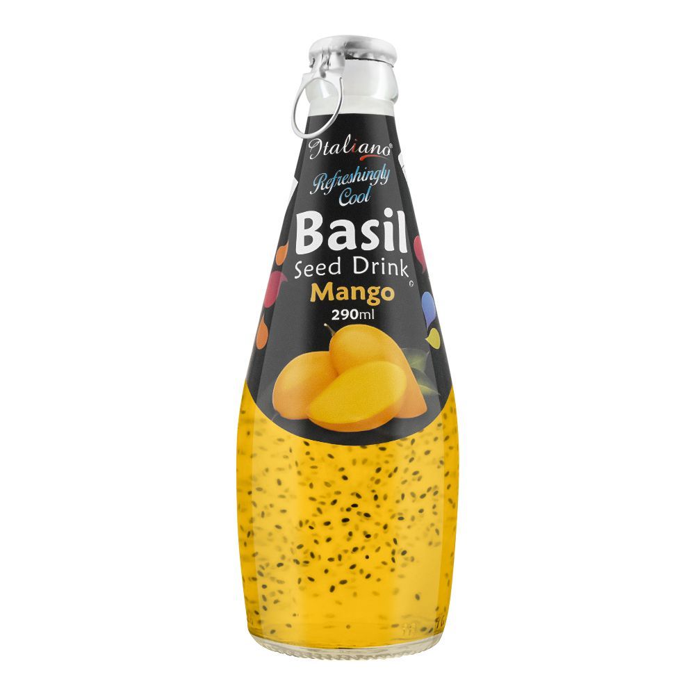 Italiano Mango Flavor Basil Seed Drink, 290ml