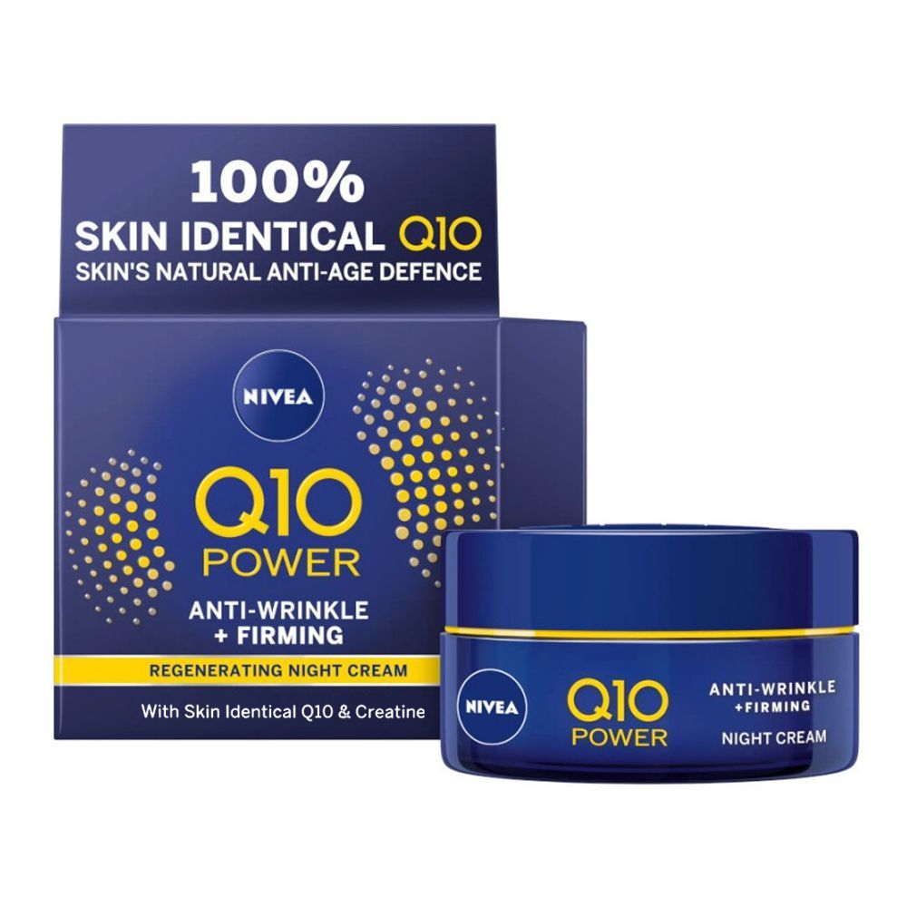 Nivea Q10 Power Anti-Wrinkle + Firming Revitalising Night Cream, 50ml