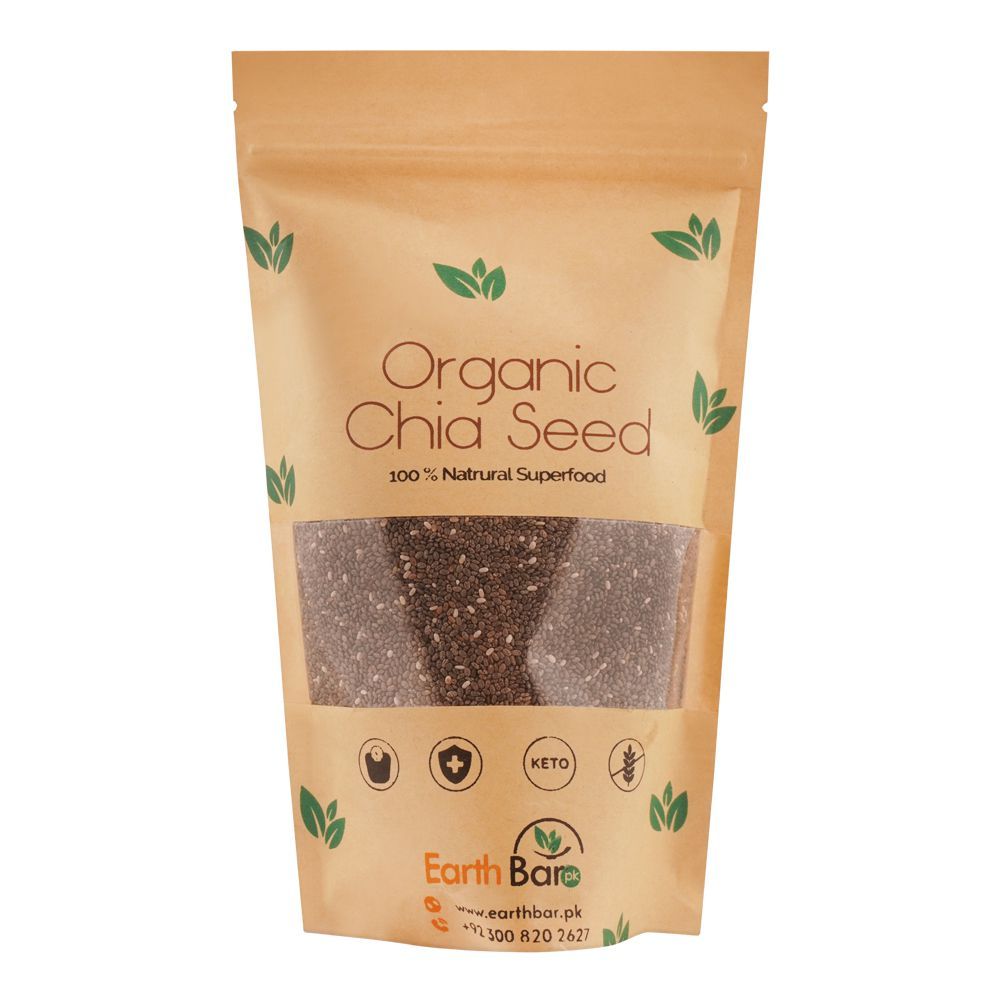 Nature's Bar Chia Seeds 250g, 100% Clean Chia Seeds for Eating, Seeds for Weight Management, Rich in Calcium, Protein & Fiber, Omega 3 and Antioxidant, Healthy Snacks