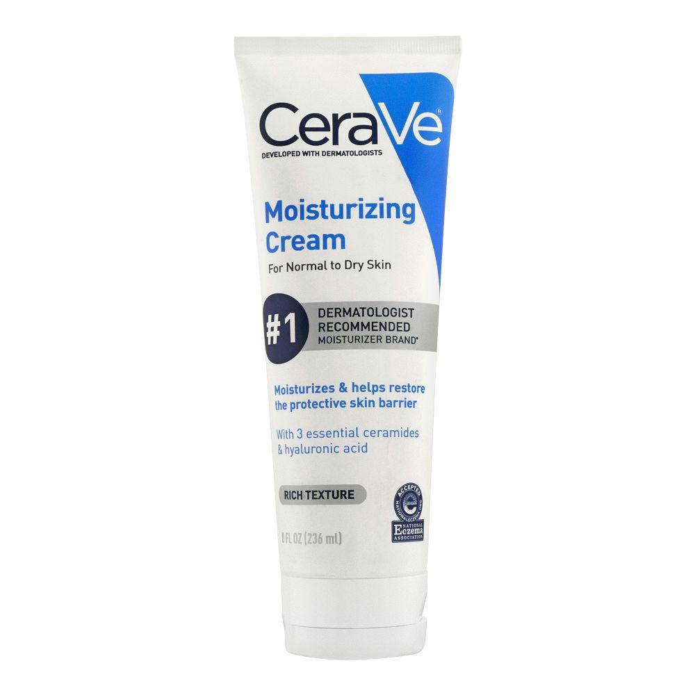 CeraVe Moisturising Cream, For Normal To Dry Skin, Rich Texture, 236ml