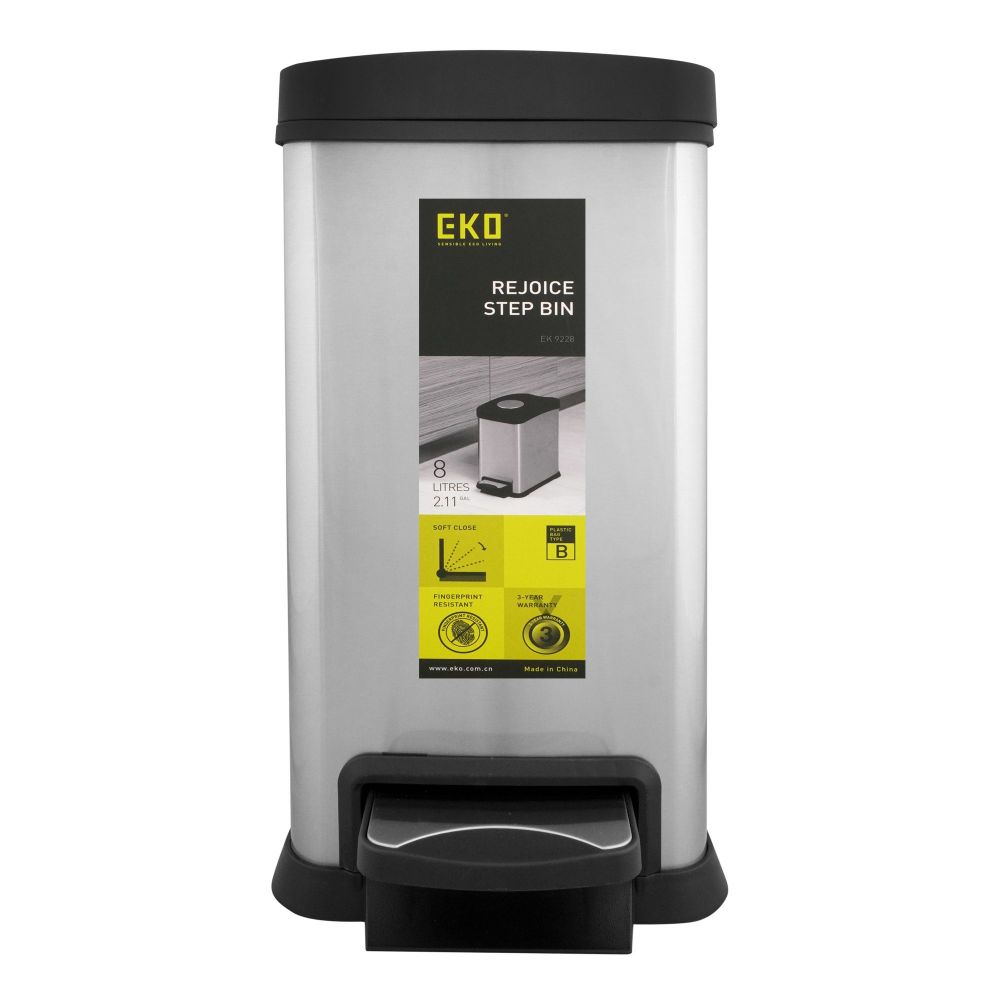 EKO Dustbin EK-9228, 8 Liters