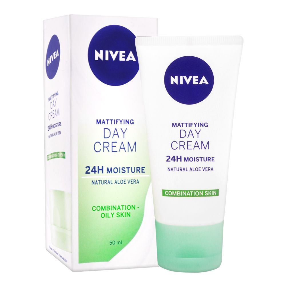 Nivea Mattifying 24H Moisture Natural Aloe Vera Day Cream, 50ml