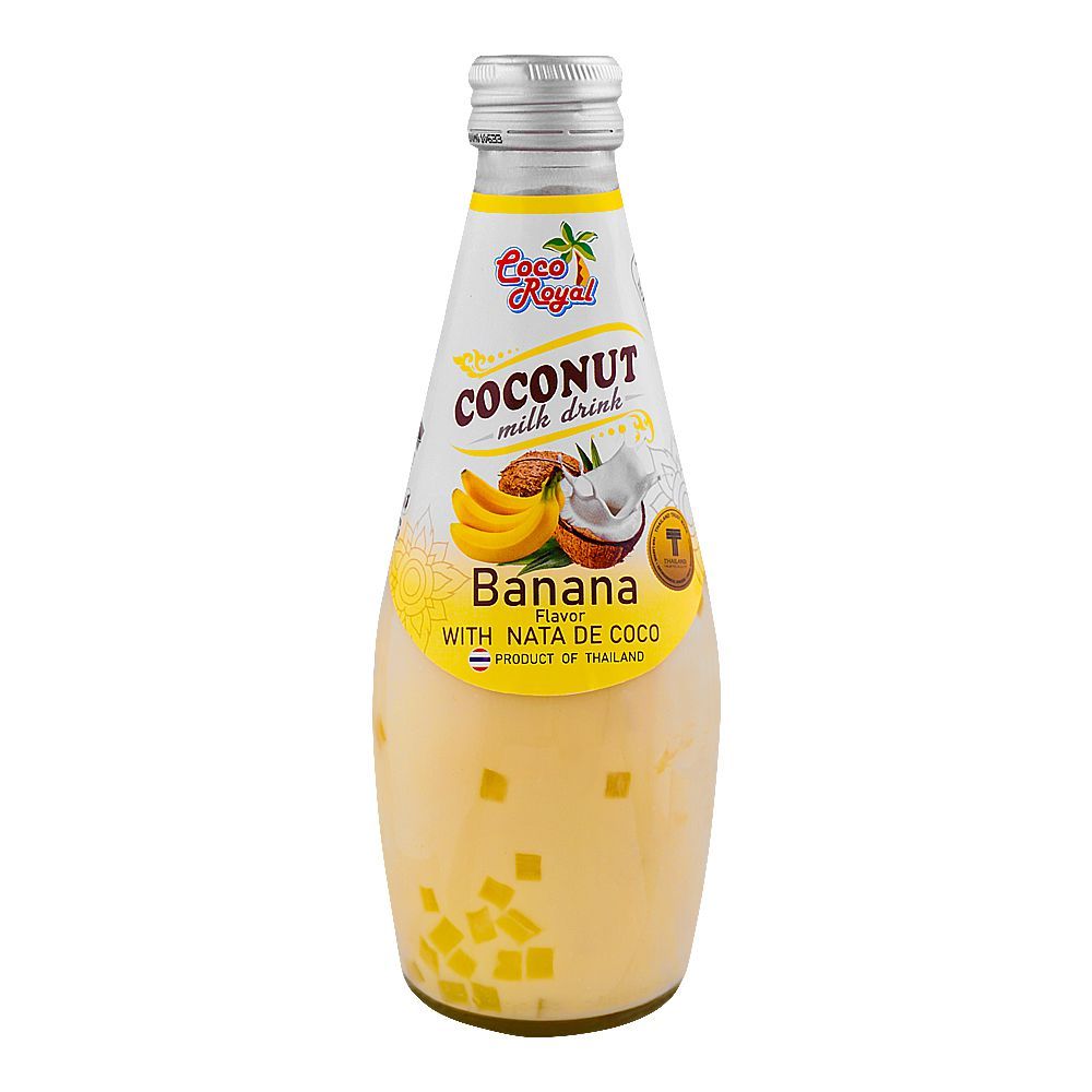 Coco Royal Coconut Milk Drink, Banana Flavor, 290ml