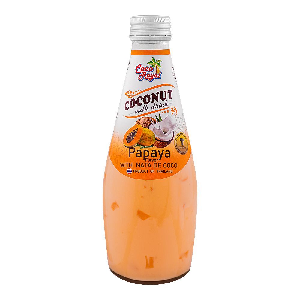 Coco Royal Coconut Milk Drink, Papaya Flavor, 290ml