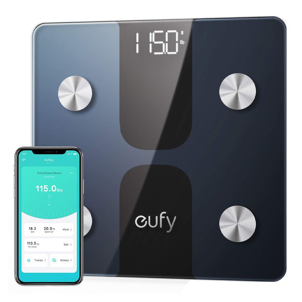 Anker Eufy Smart Scale C1 With Bluetooth, Black, T9146H11